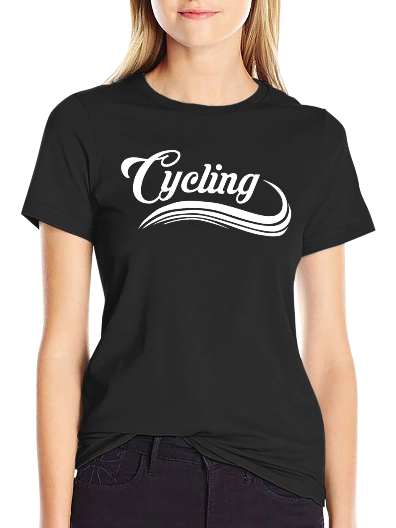 Cycling Graphic T-Shirt - Black - 2