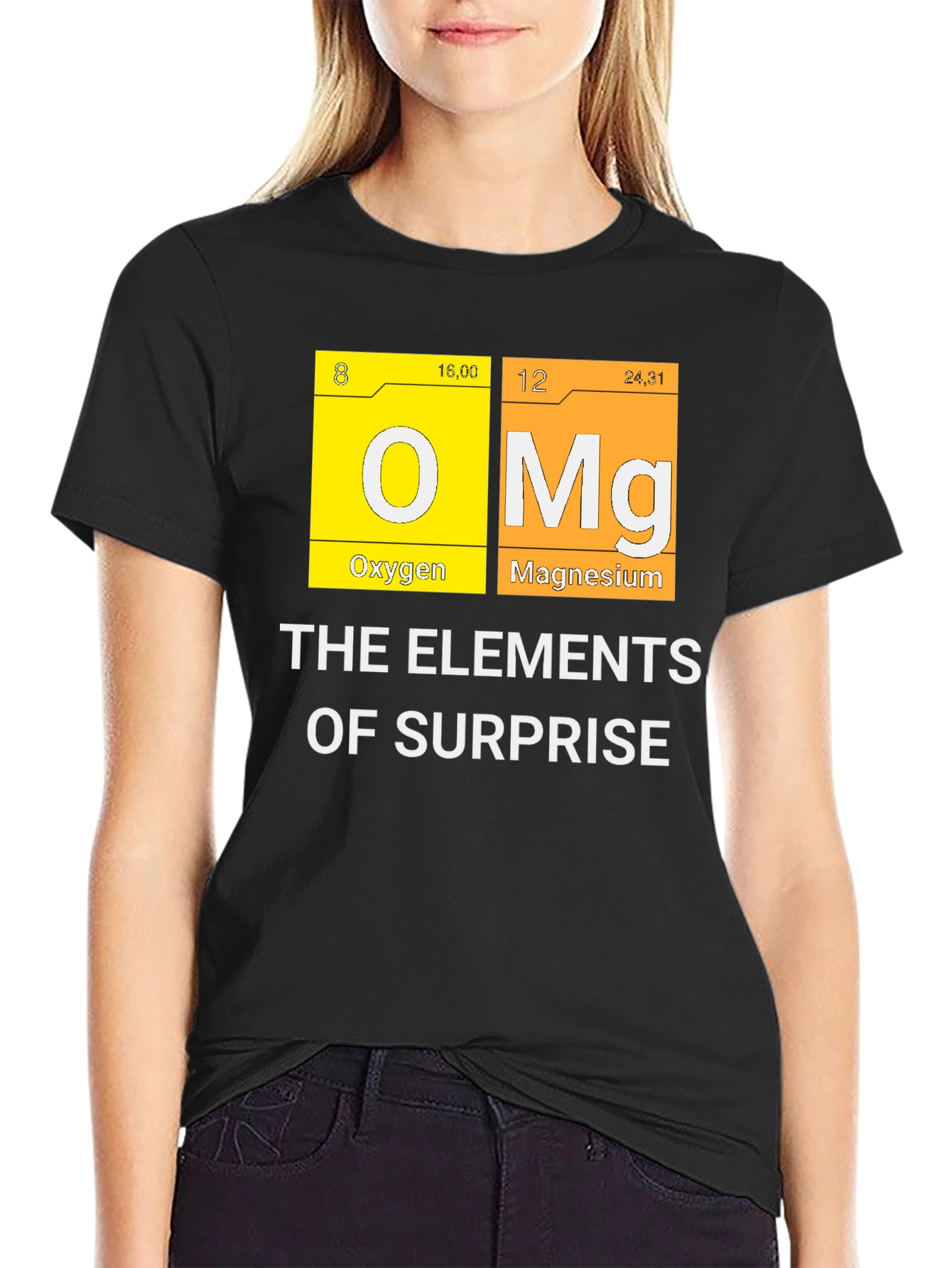 Black OMG Elements of Surprise T-Shirt view 2