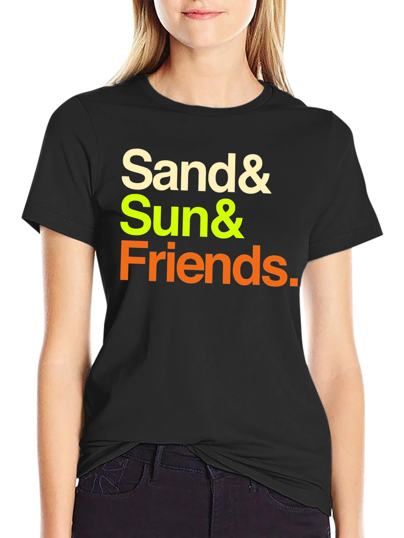 Black Sand & Sun & Friends T-Shirt view 2