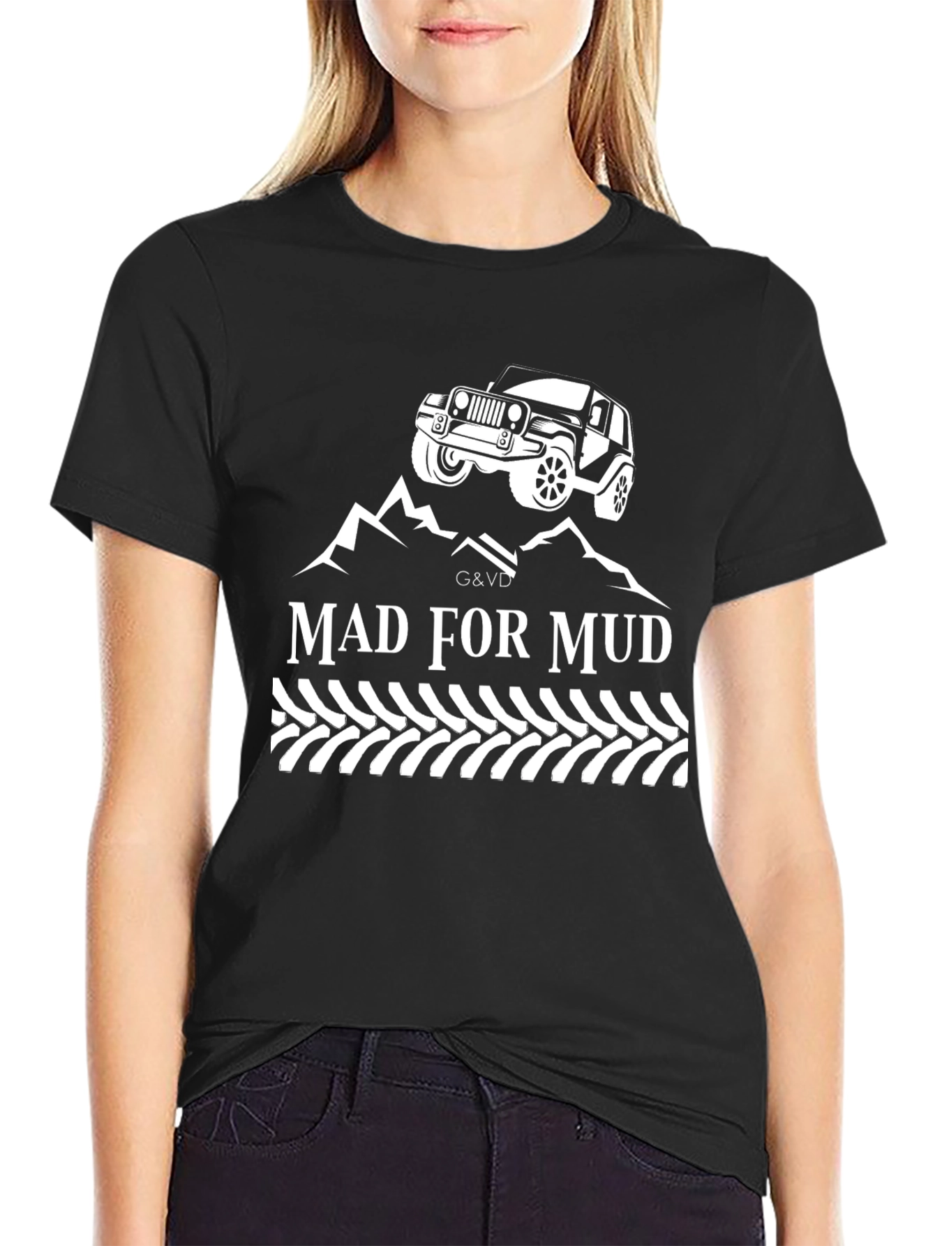 Black Mad for Mud T-Shirt - Off-Road Adventure Apparel view 2