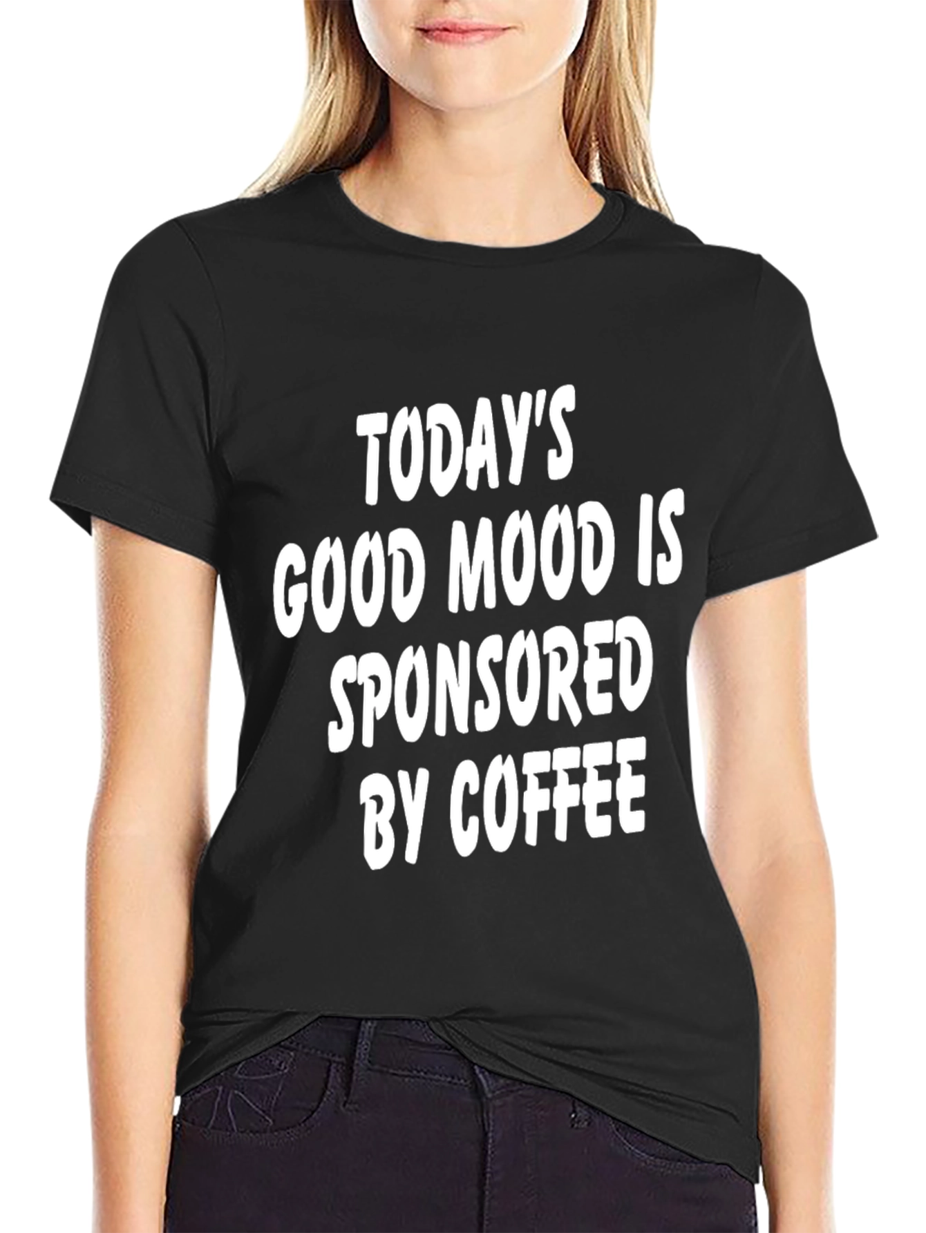 Black Coffee Sponsored Good Mood Graphic Tee view 2
