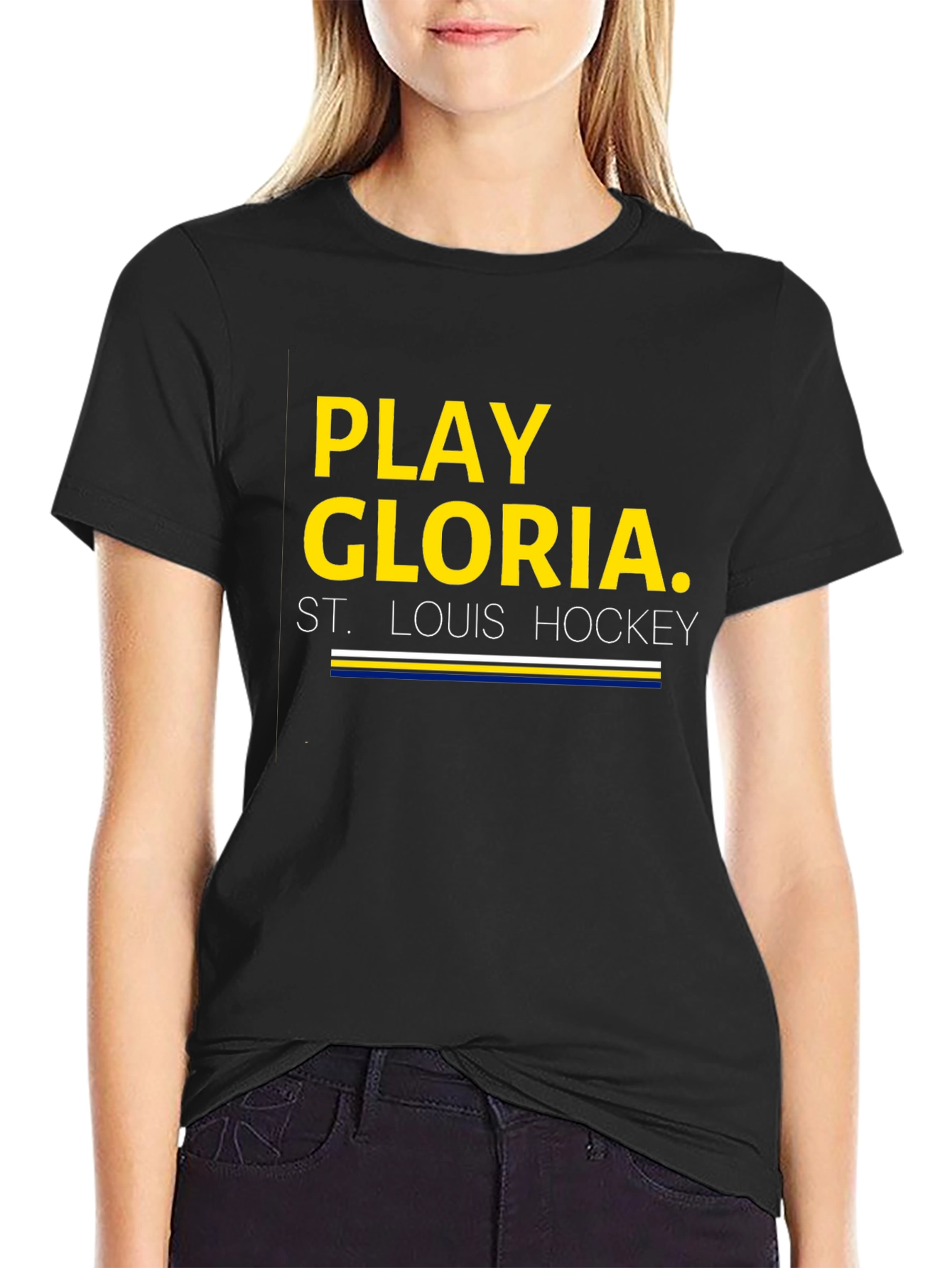 Black Play Gloria Hockey T-Shirt view 2