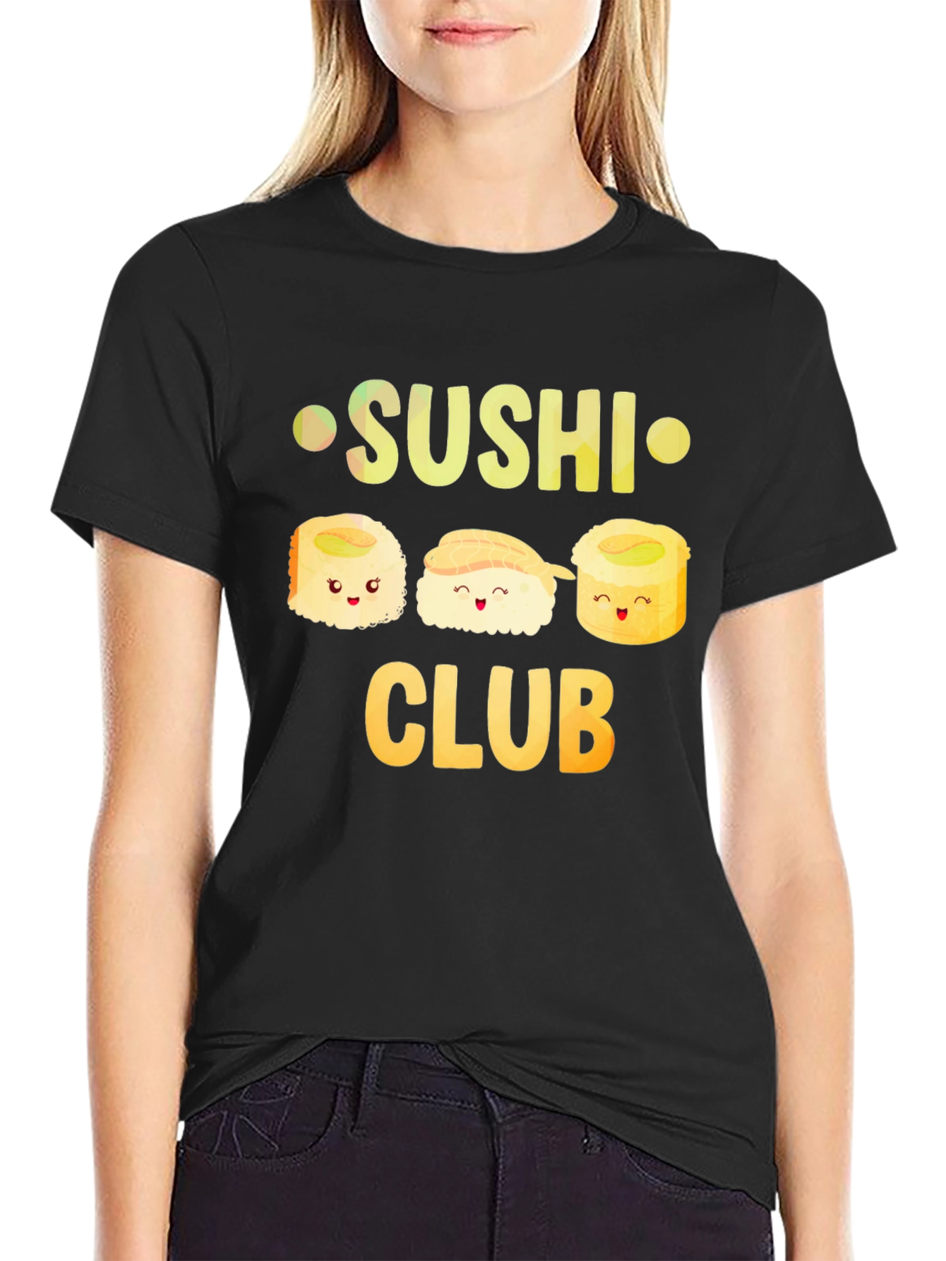 Black Sushi Club Graphic Tee view 2
