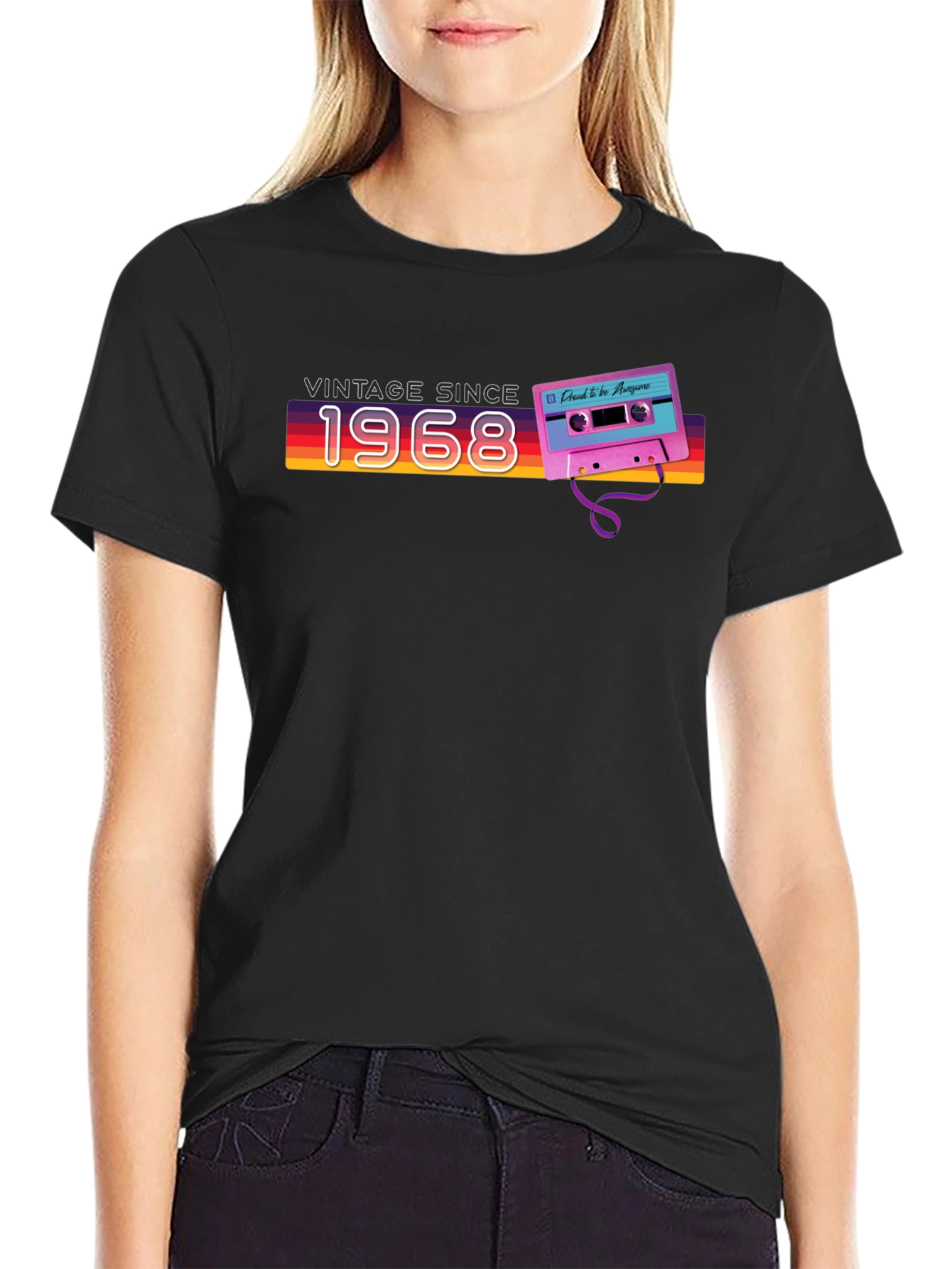 Vintage Since 1968 Cassette Tape Graphic Tee - 2