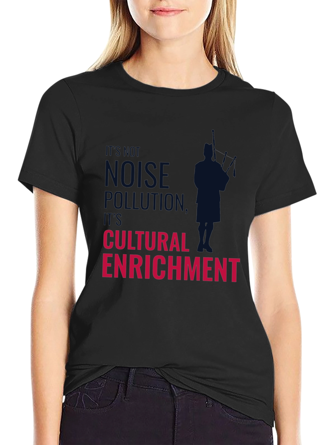 Cultural Enrichment Graphic Tee - Black Cotton T-Shirt - 2