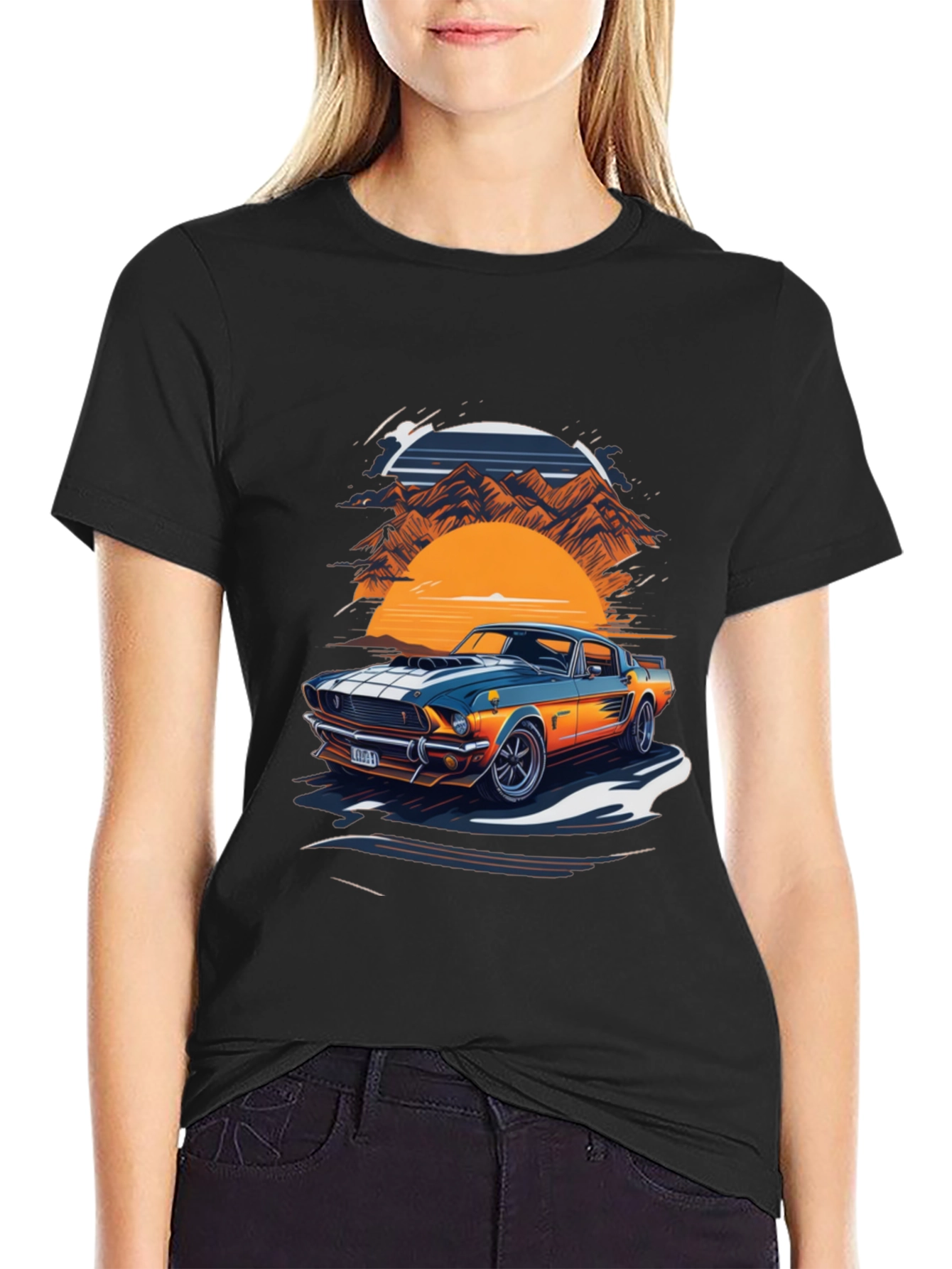 Retro Car Graphic Tee - Classic Style - 2