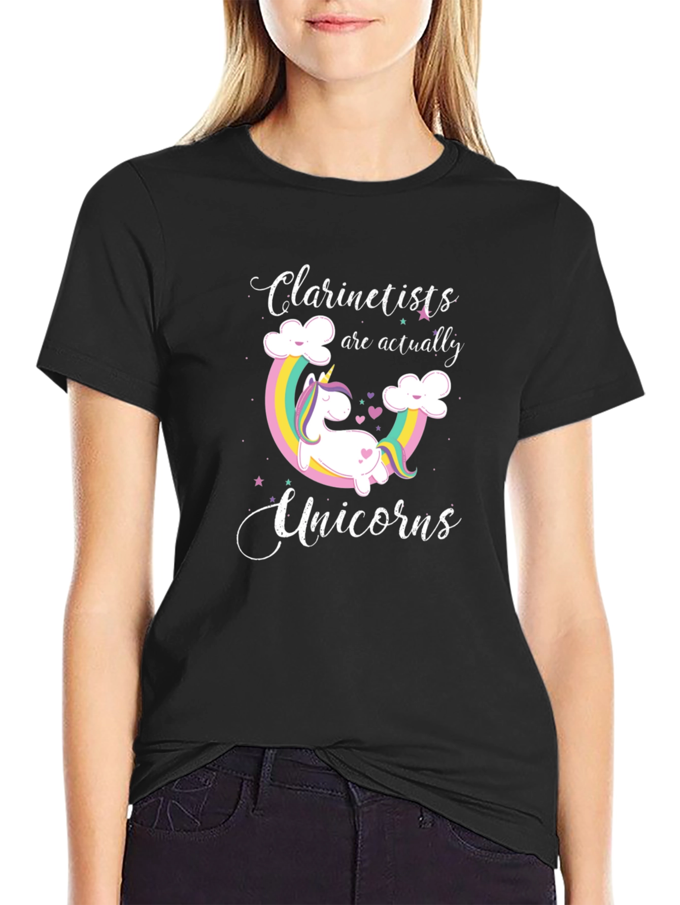 Black Clarinetists are Actually Unicorns T-Shirt view 2
