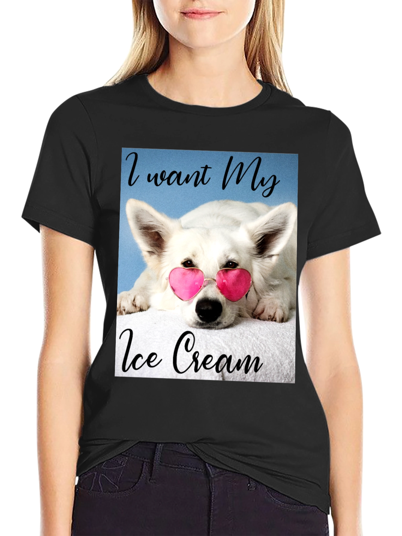 Black Dog Ice Cream T-Shirt view 2