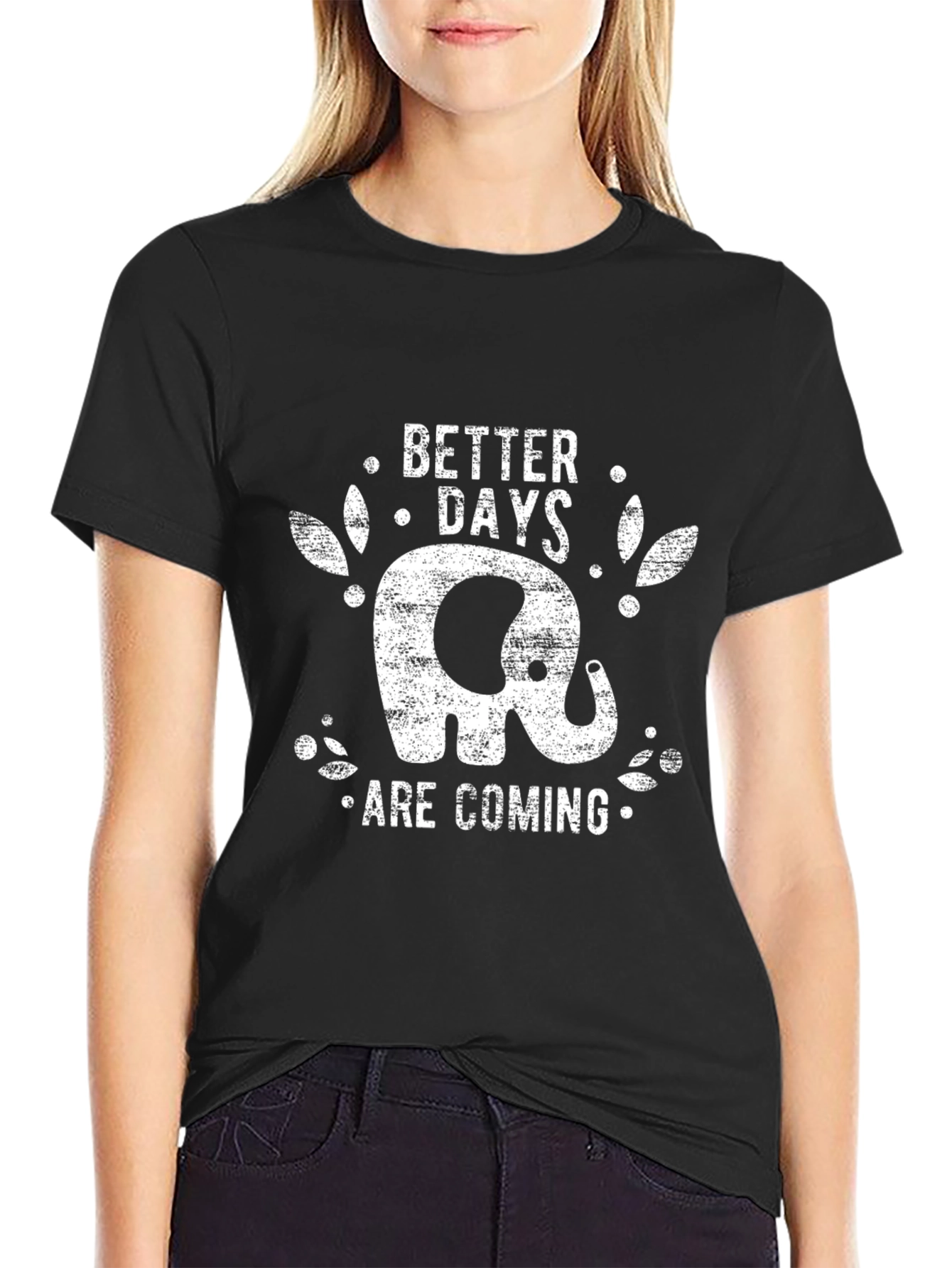 Black Elephant 'Better Days' Graphic T-Shirt view 2