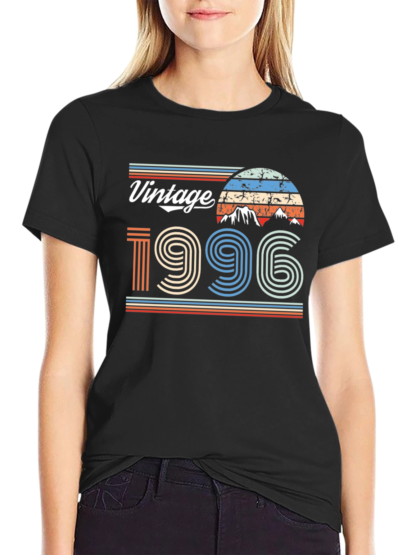 Black Vintage 1996 Graphic T-Shirt view 2