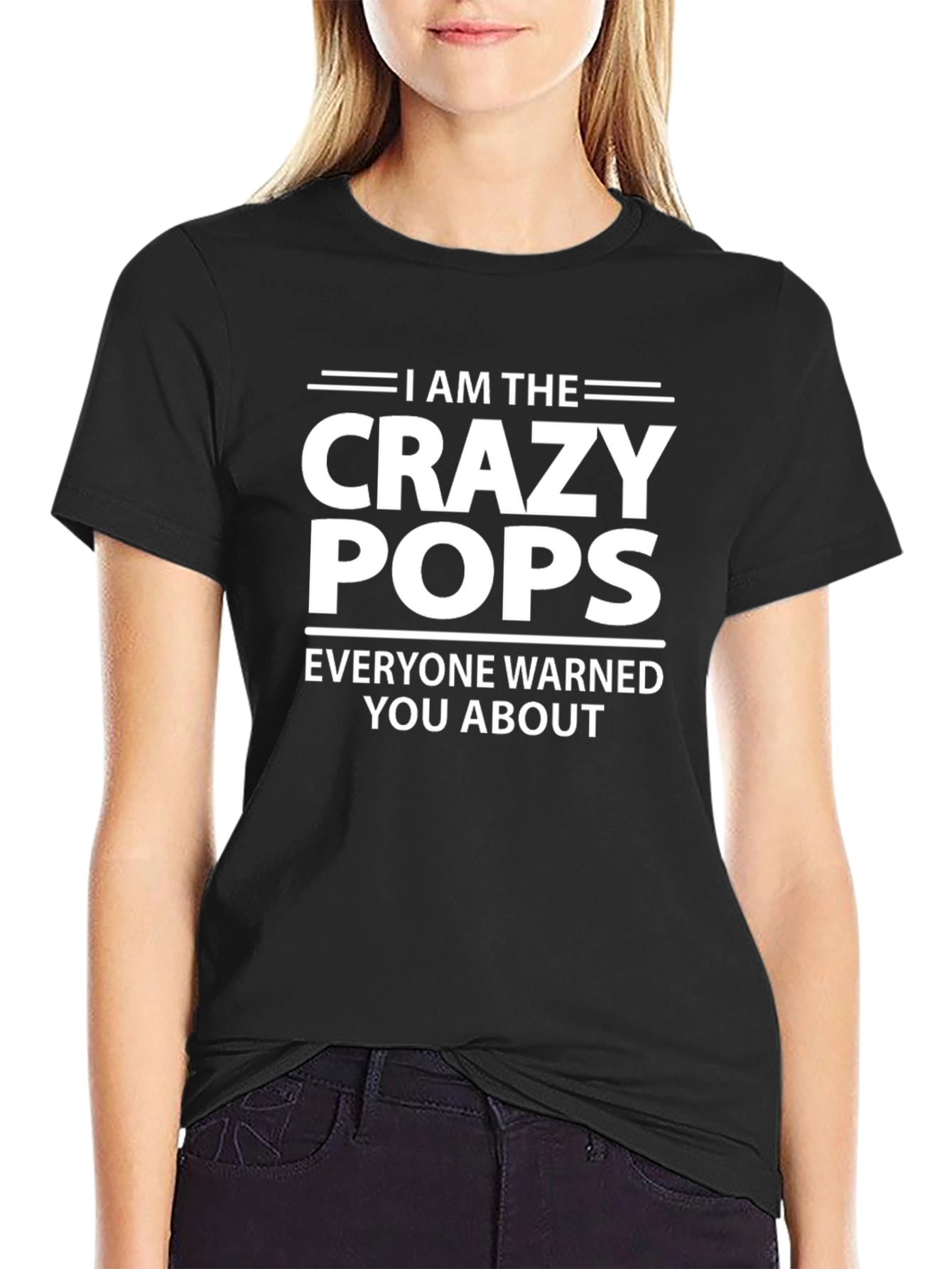 Black Crazy Pops T-Shirt - Warned You About! view 2