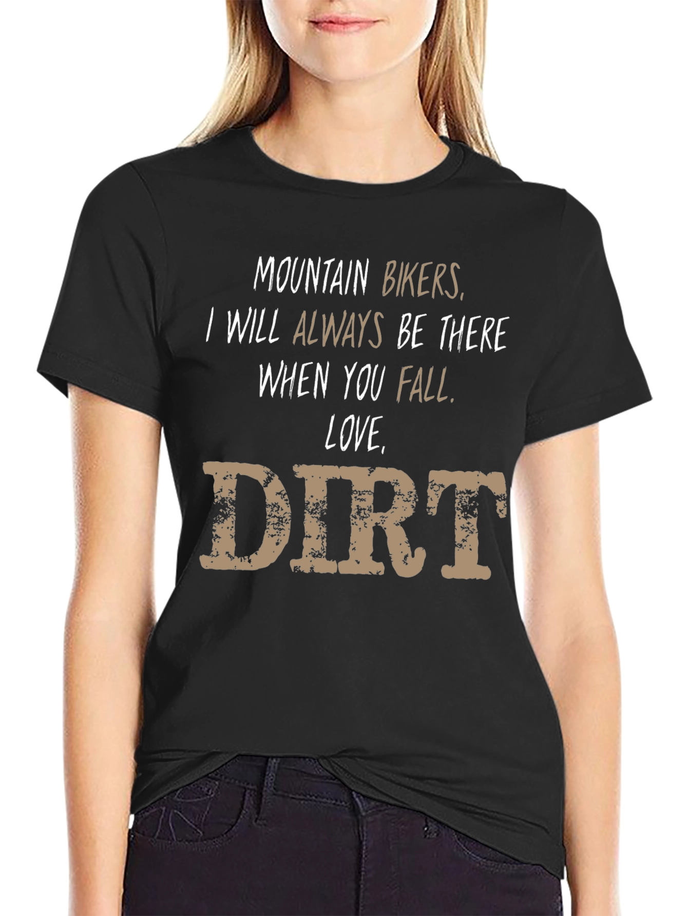 Black Mountain Biker T-Shirt - Dirt Love view 2