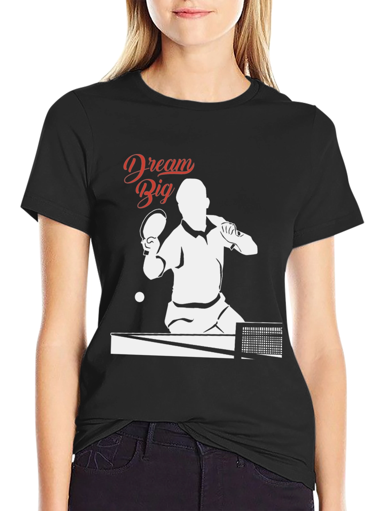 Black Dream Big Table Tennis T-Shirt view 2