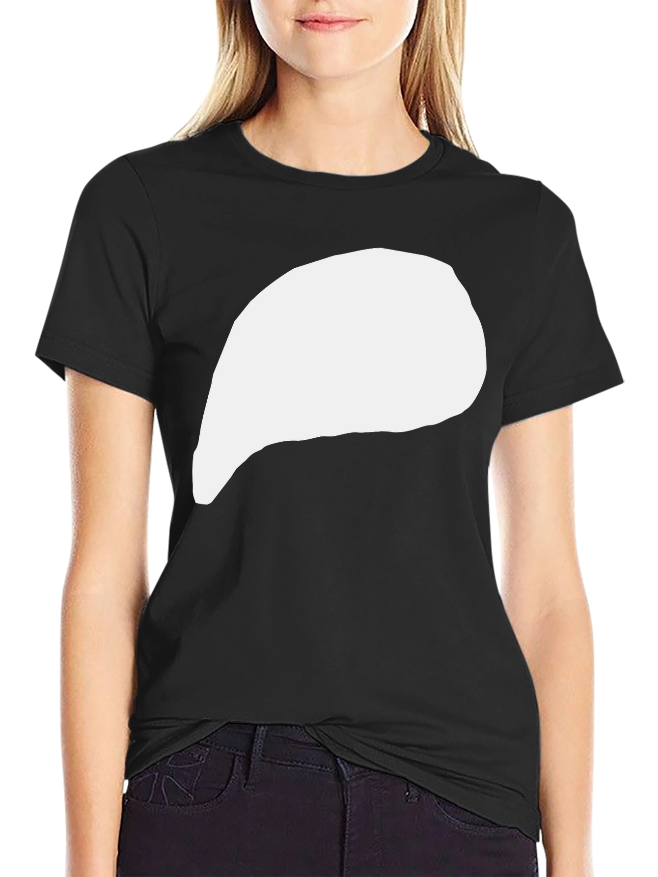 Black Minimalist Graphic Tee - Modern Streetwear view 2