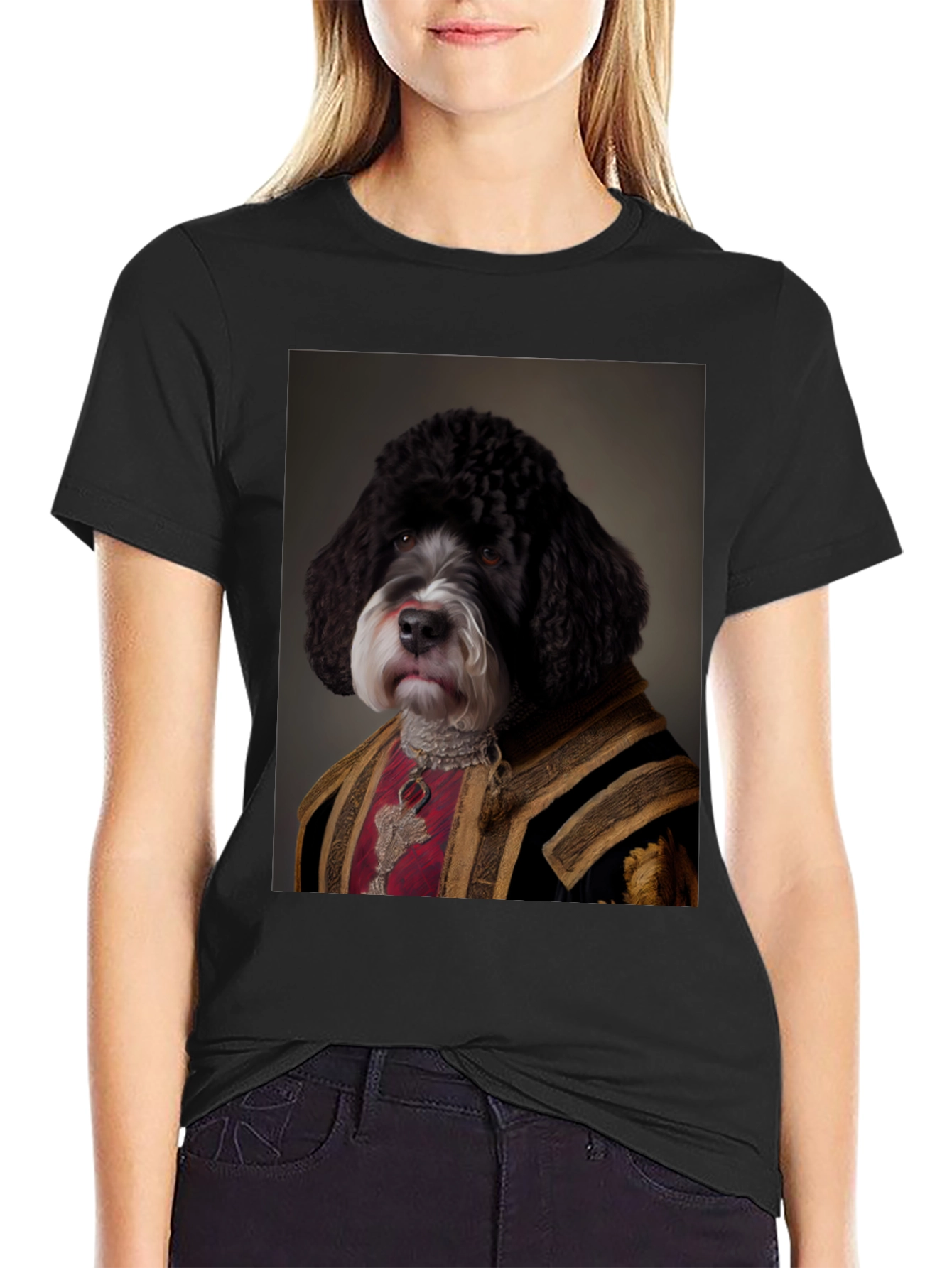 Black Dog Royalty Graphic T-Shirt view 2