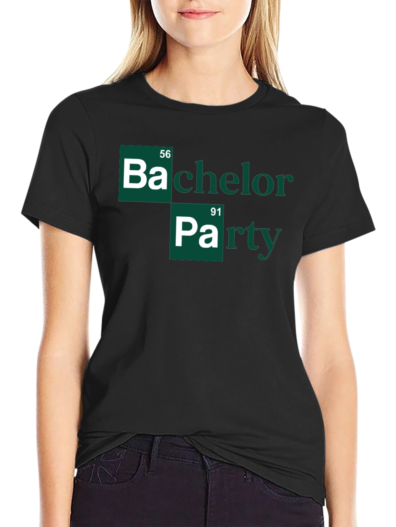 Black Bachelor Party Chemistry Shirt view 2