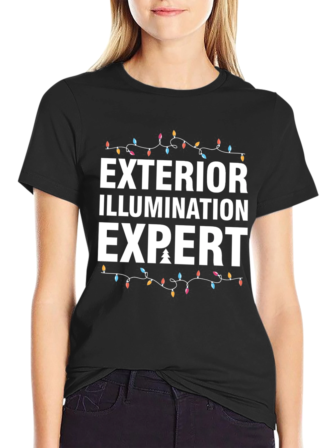 Exterior Illumination Expert Christmas Lights T-Shirt - 2