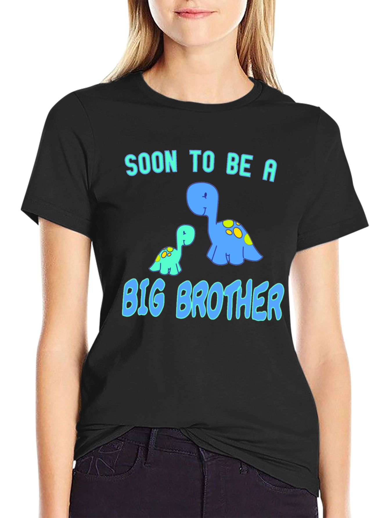 Black Soon To Be A Big Brother T-Shirt view 2