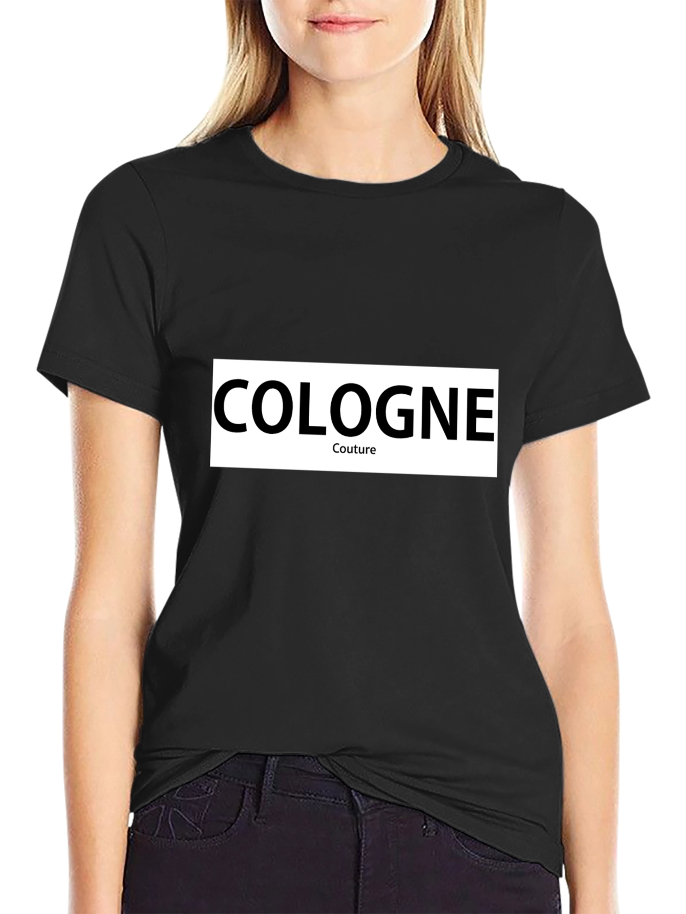 Black Cologne Couture Black Graphic Tee view 2