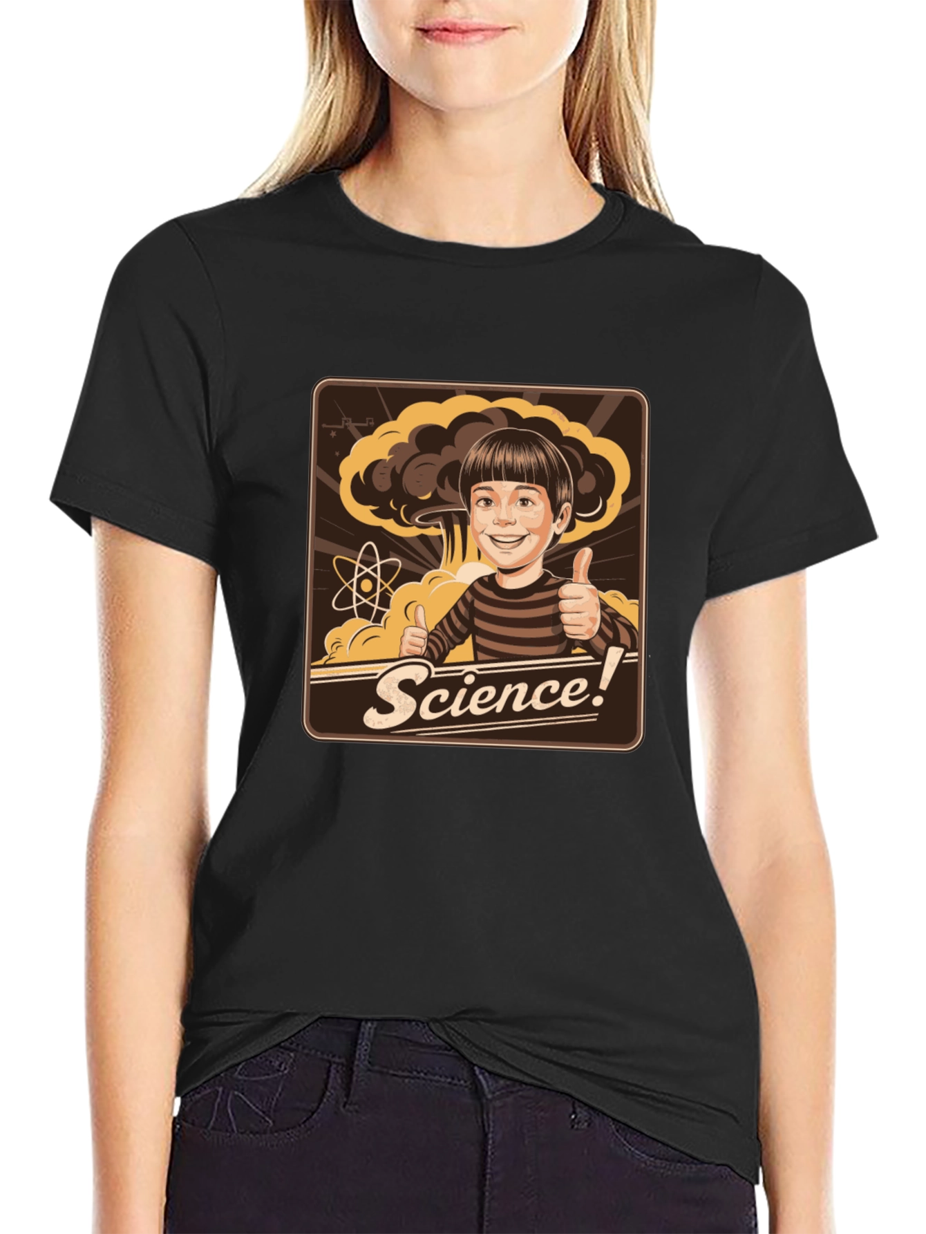 Black Science Boy T-Shirt view 2