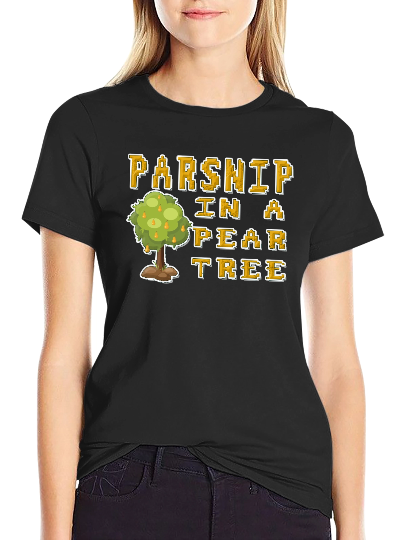 Black Parship in a Pear Tree T-Shirt view 2