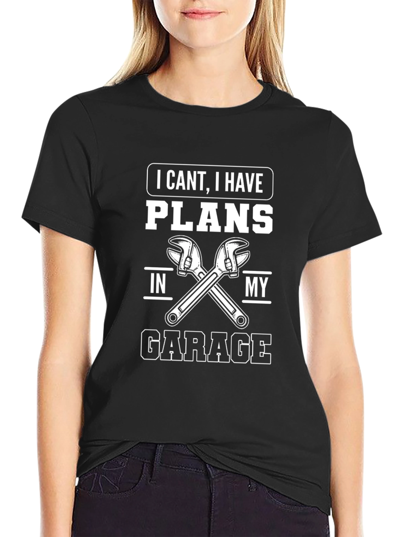 Black Garage Plans T-Shirt view 2
