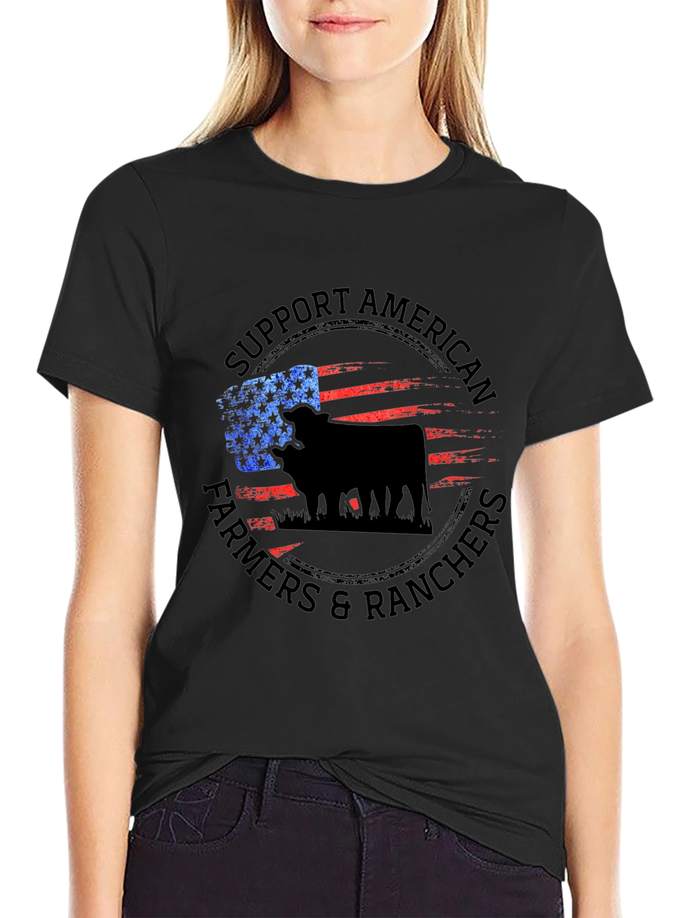Support American Farmers & Ranchers Graphic Tee - 2