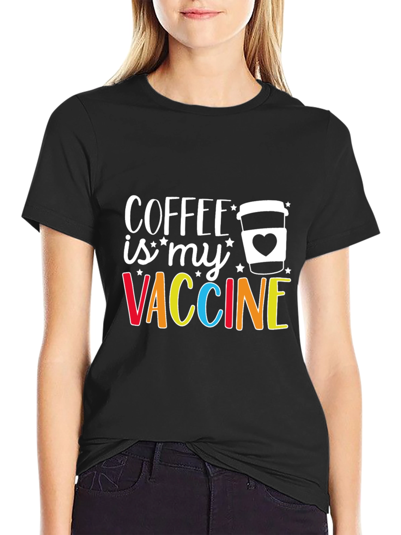 Coffee is My Vaccine Graphic Tee - 2