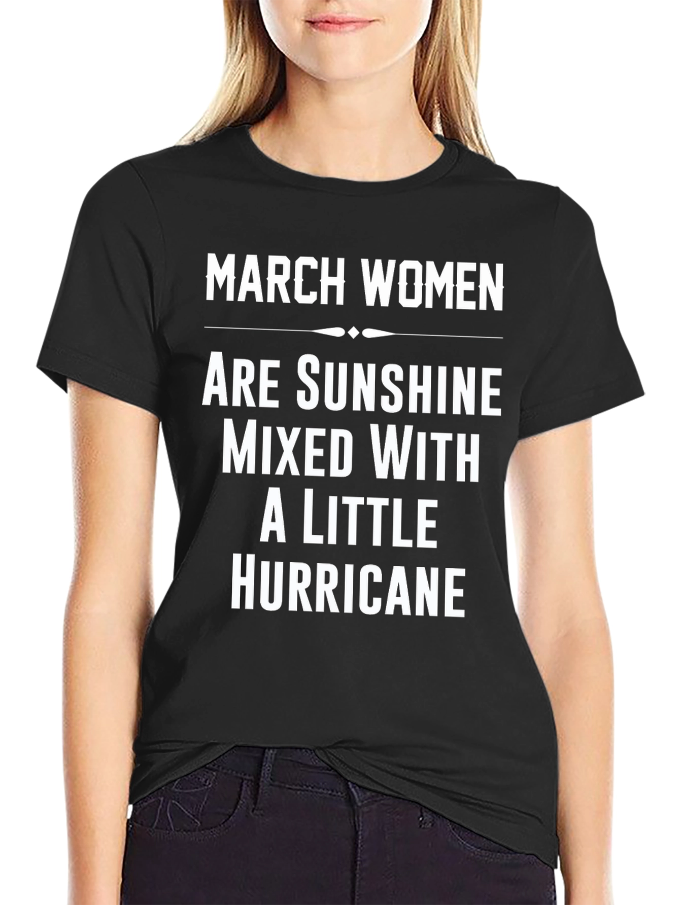 Black March Women Sunshine Hurricane Graphic Tee view 2