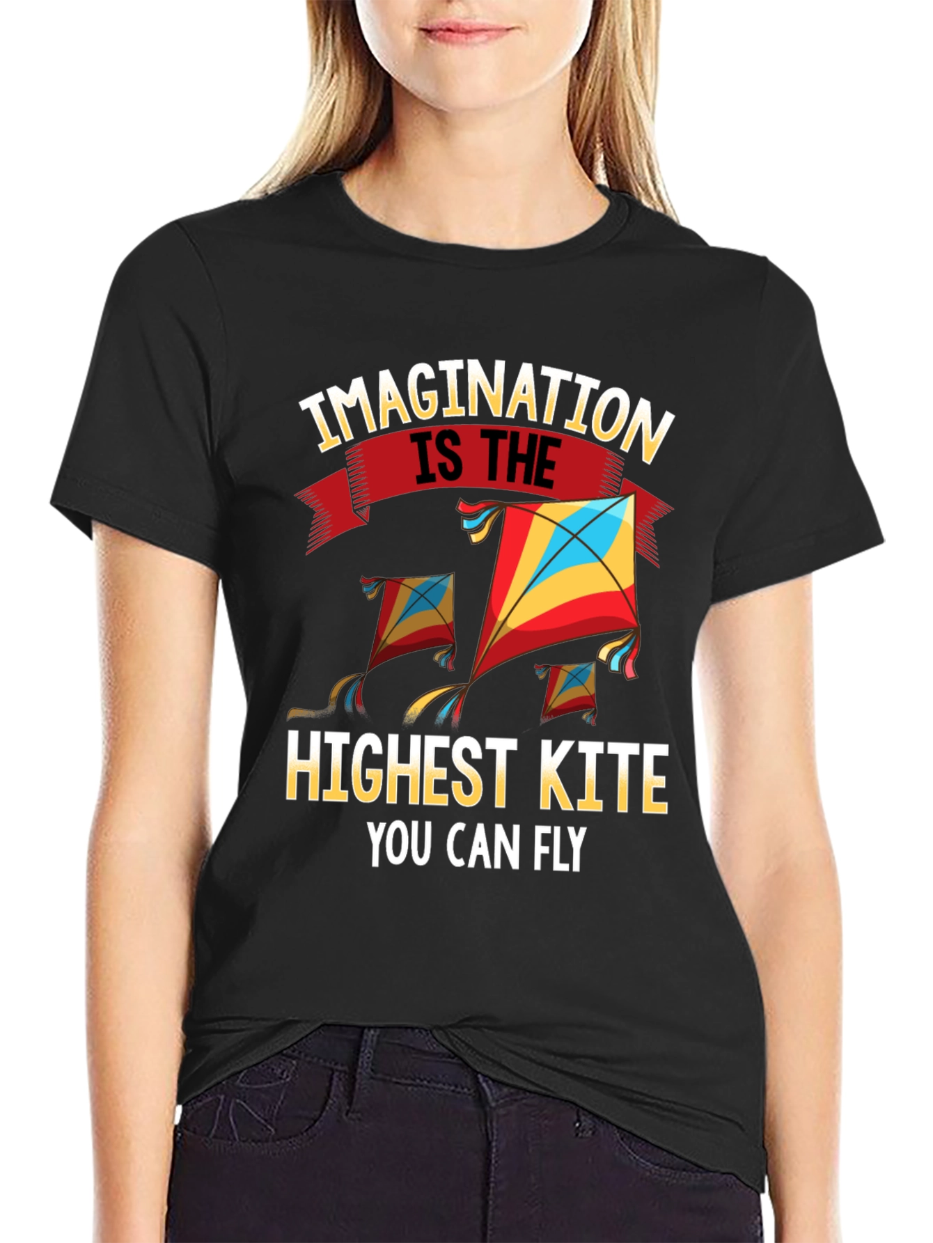 Black Imagination Highest Kite T-Shirt view 2