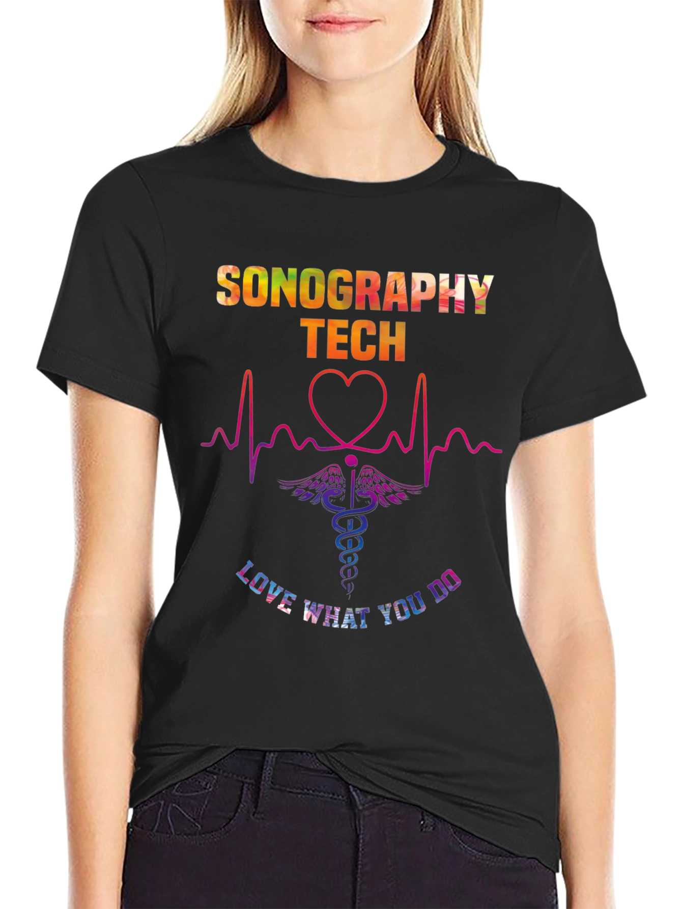 Sonography Tech T-Shirt - Love What You Do - 2