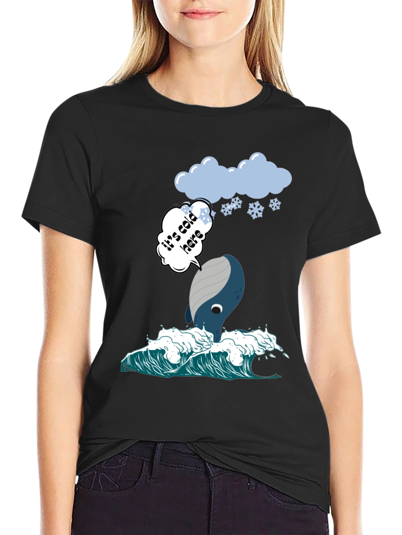 Black Funny Whale  view 2