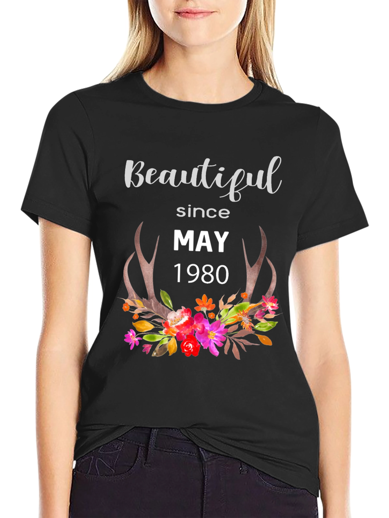 Black Beautiful Since May 1980 T-Shirt view 2