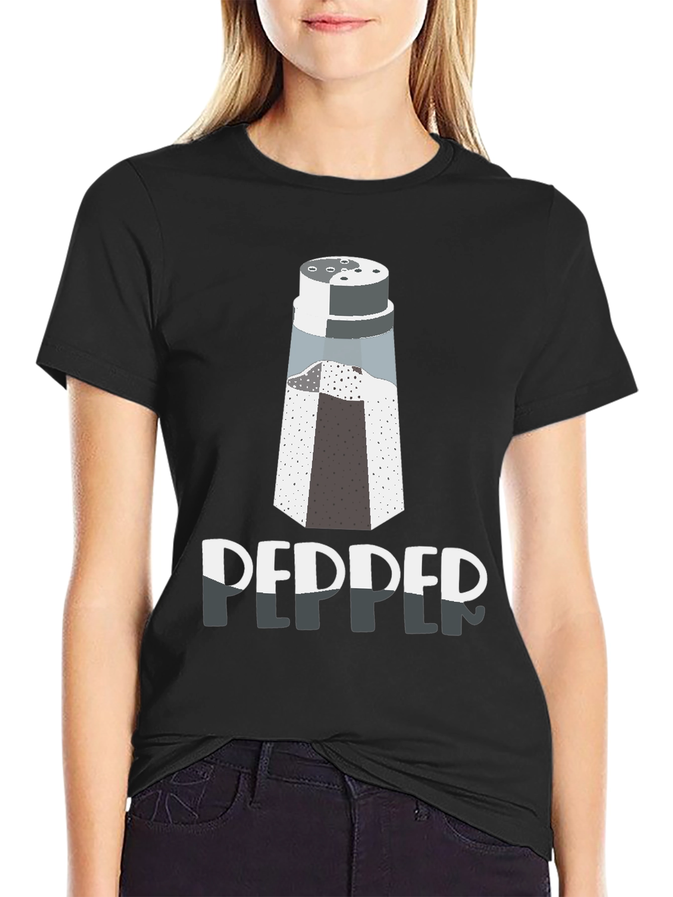 Black Pepper Shaker Graphic Tee - Unisex view 2