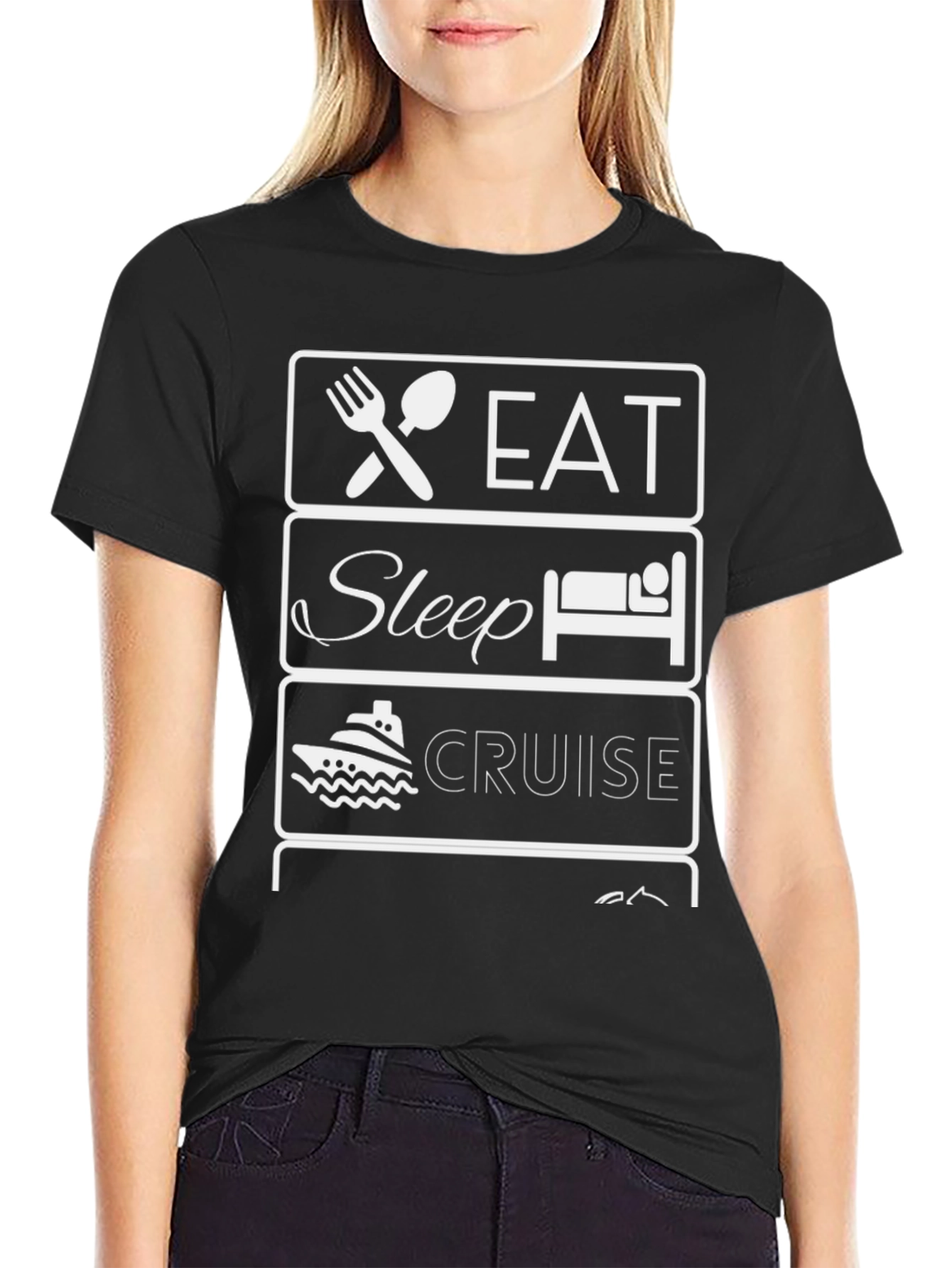 Eat Sleep Cruise T-Shirt - Vacation Apparel - 2