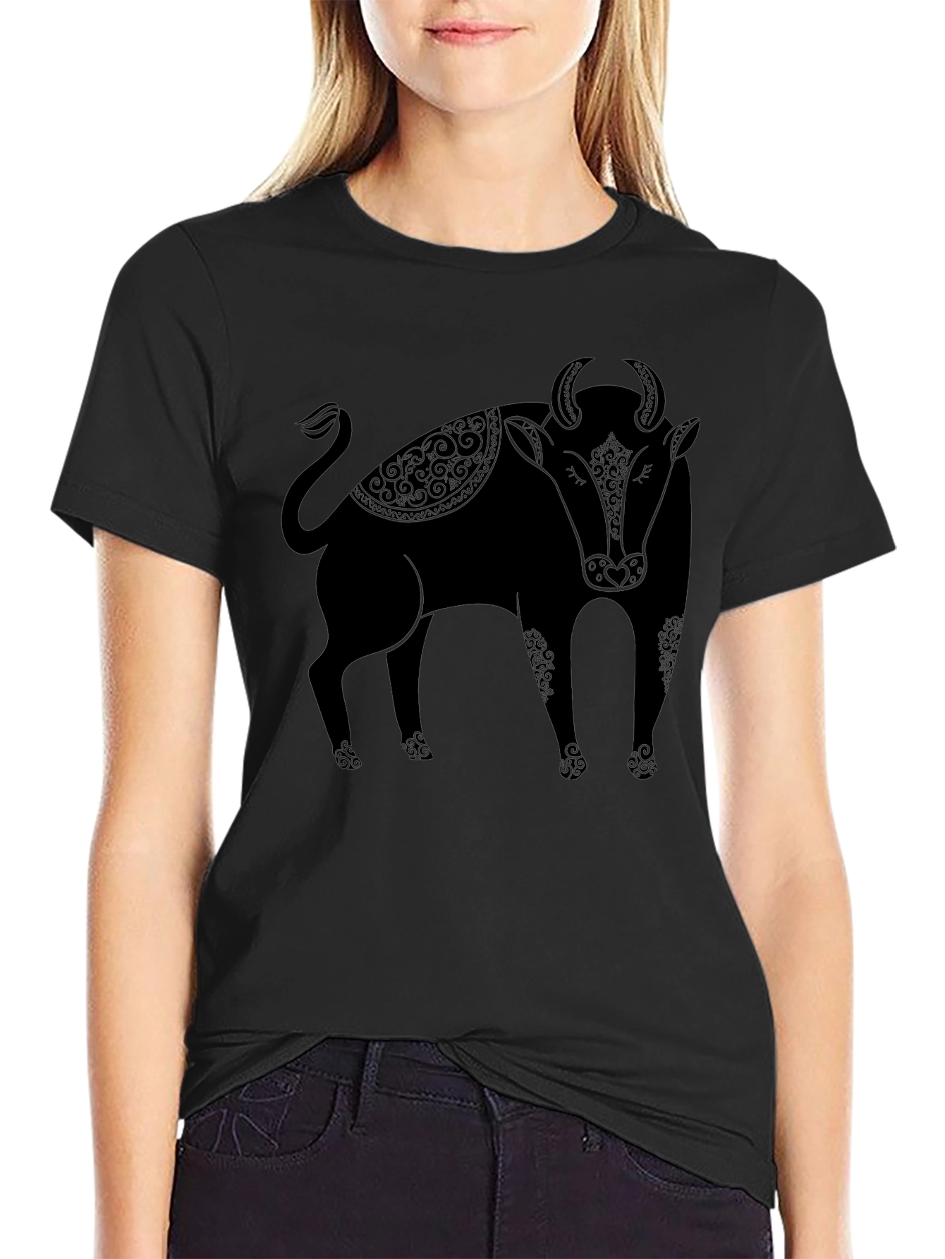 Black Black Bull Graphic Tee - Men's Short Sleeve Crew Neck view 2