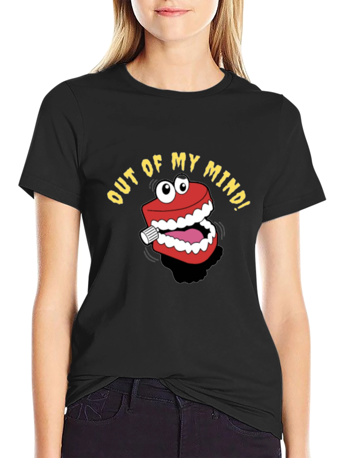 Black Out of My Mind T-Shirt - Funny Dental Humor Tee view 2