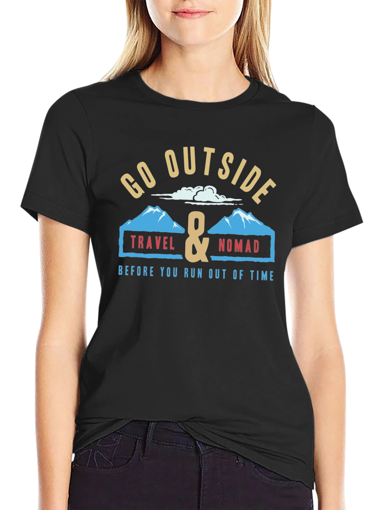 Go Outside Travel Nomad Graphic T-Shirt - 2