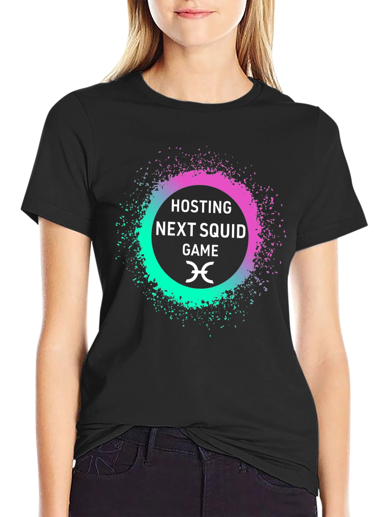 Black Hosting Next Squid Game T-Shirt view 2