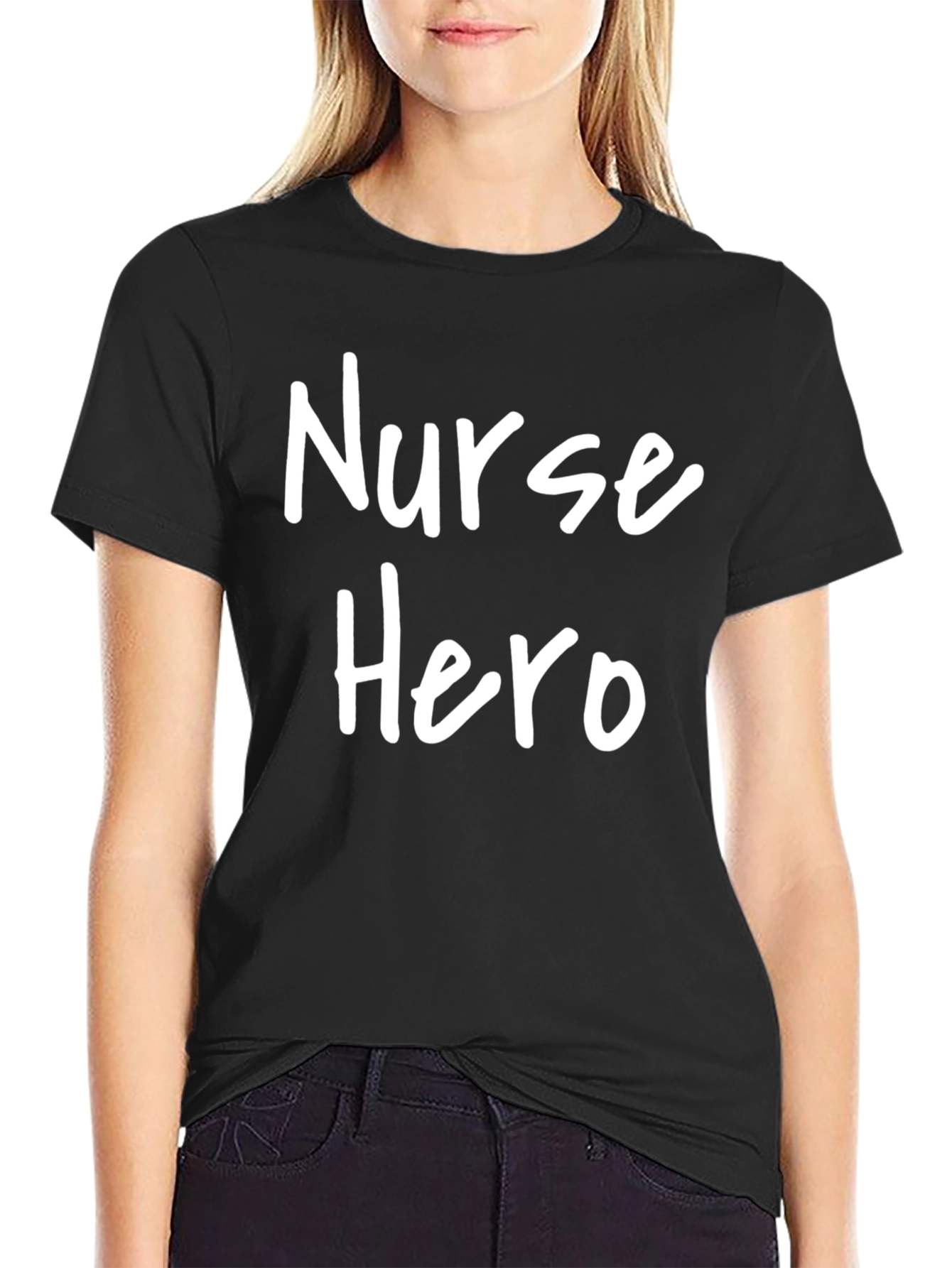 Black Nurse Hero T-Shirt - Show Your Appreciation view 2