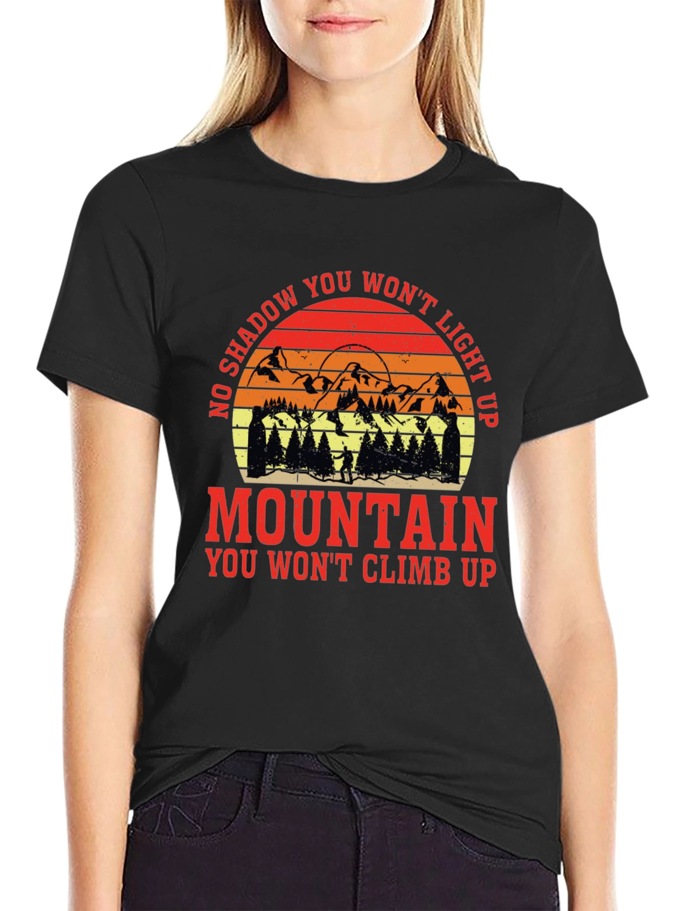 Black Mountain Adventure Black T-Shirt view 2