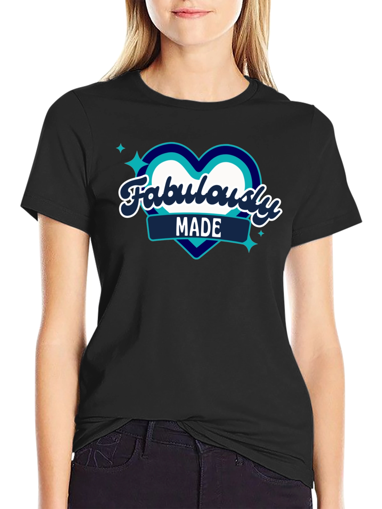Black Fabulously Made Graphic T-Shirt view 2