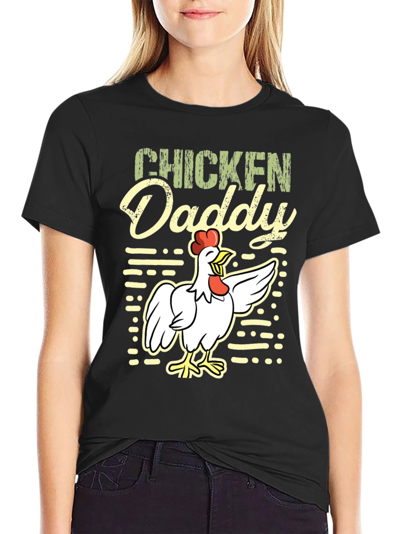 Black Chicken Daddy Graphic Tee view 2