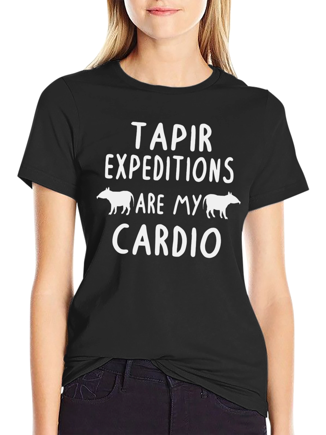 Black Tapir Expeditions Cardio T-Shirt - Animal Lover Tee view 2