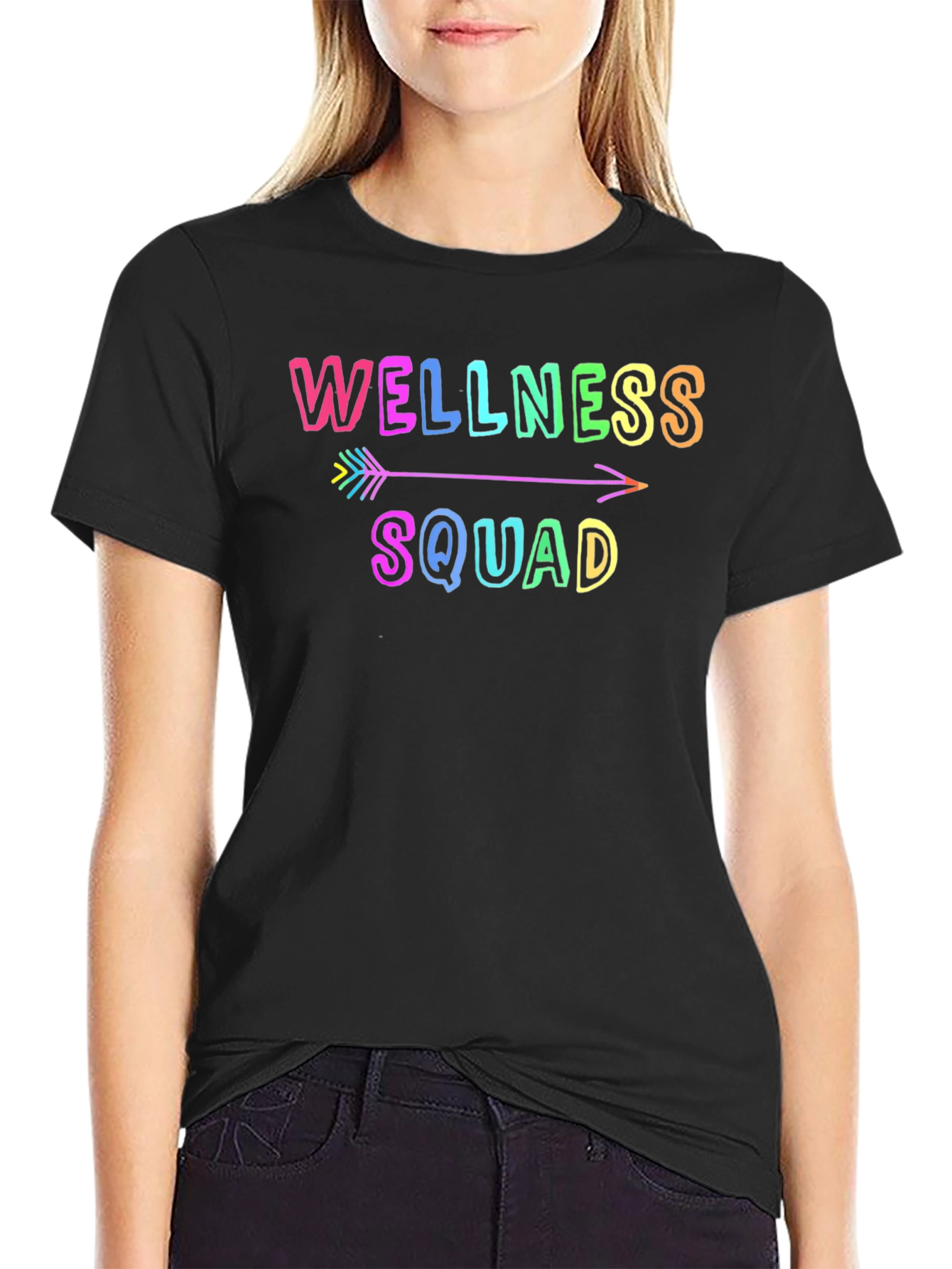 Wellness Squad Black T-Shirt - 2
