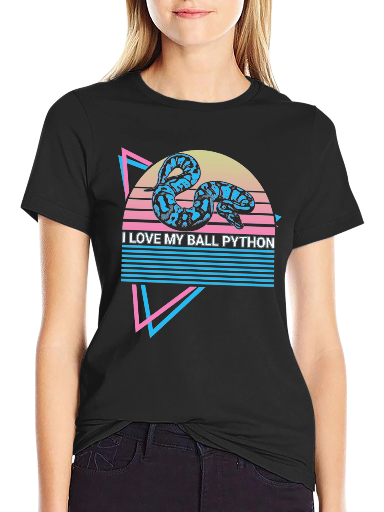I Love My Ball Python Graphic Tee - 2