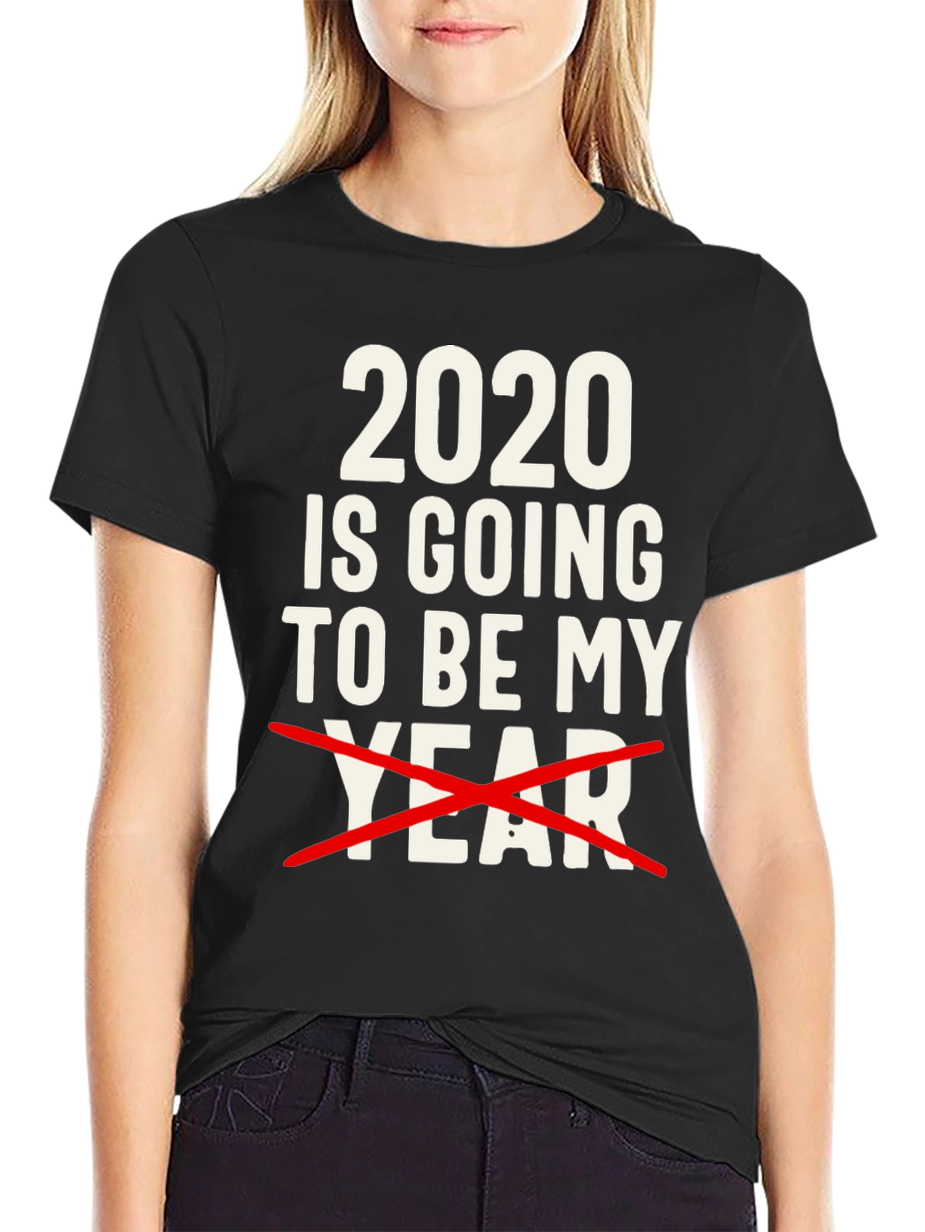 Black Funny 2020 My Year T-Shirt Humor Graphic Tee view 2