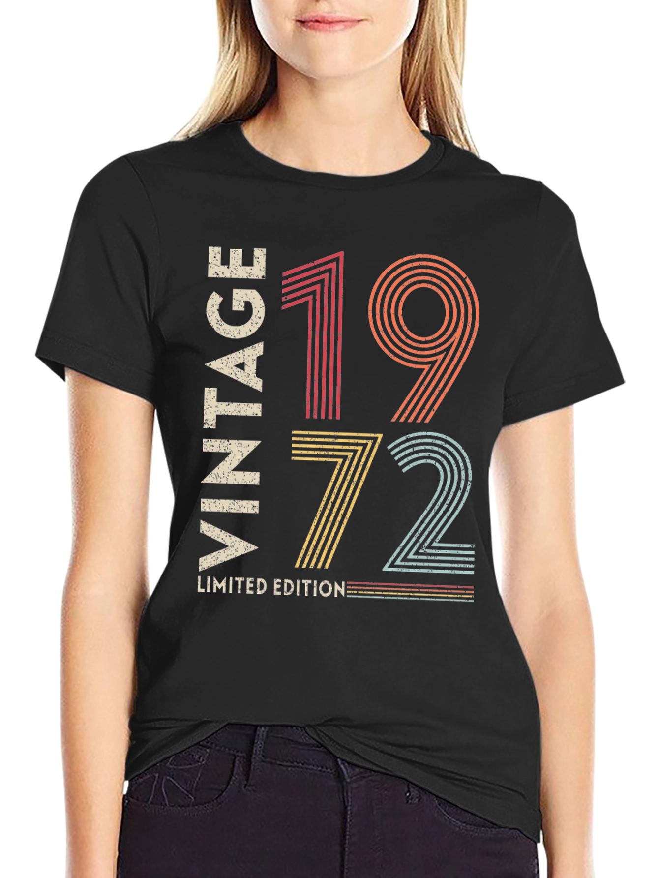 Black Vintage 1972 Limited Edition Graphic T-Shirt view 2