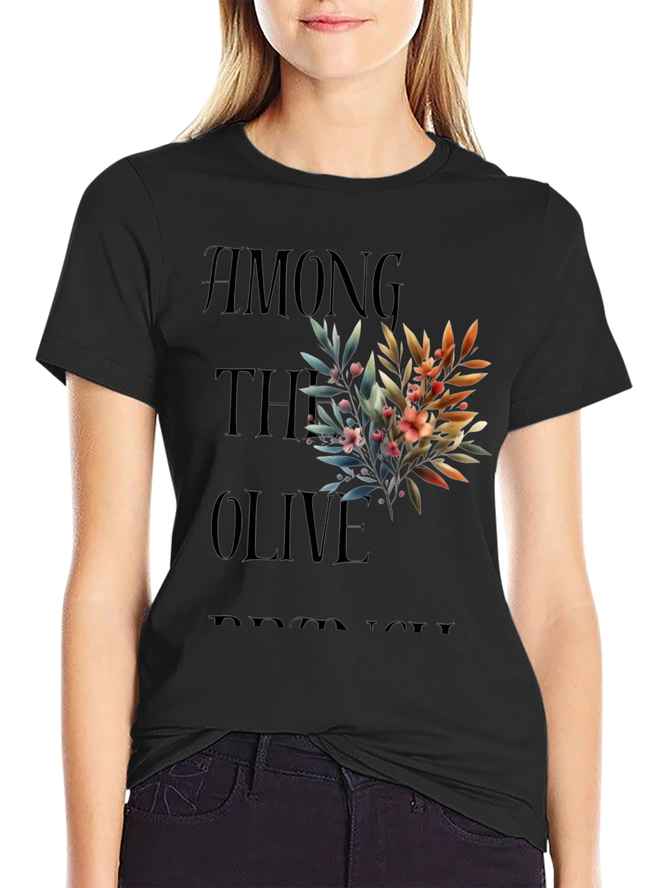 Black Among the Olive Branch T-Shirt view 2