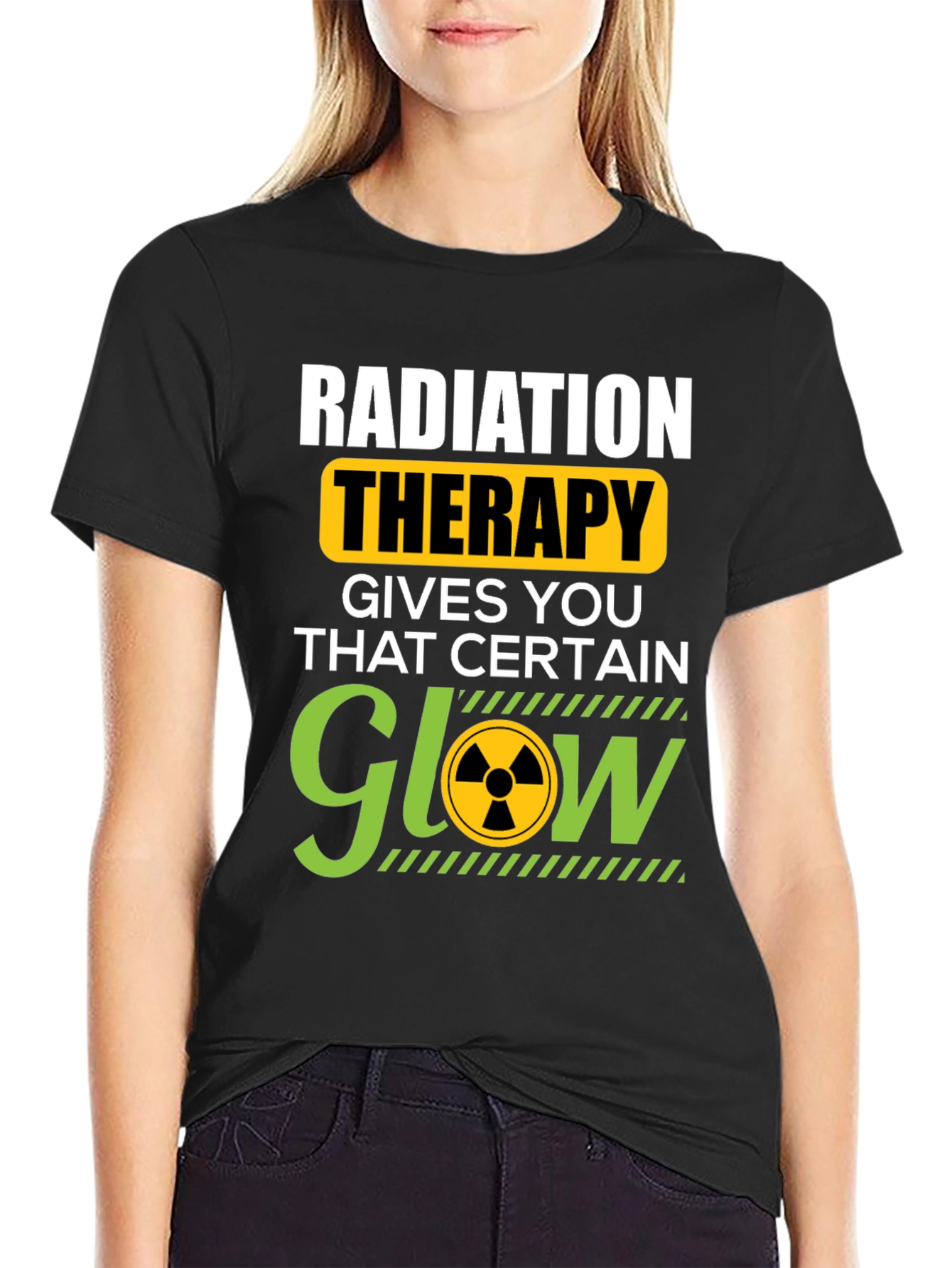 Black Radiation Therapy T-Shirt - That Certain Glow! view 2